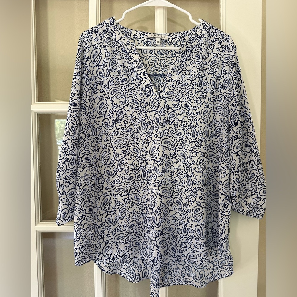 Paisley print blouse